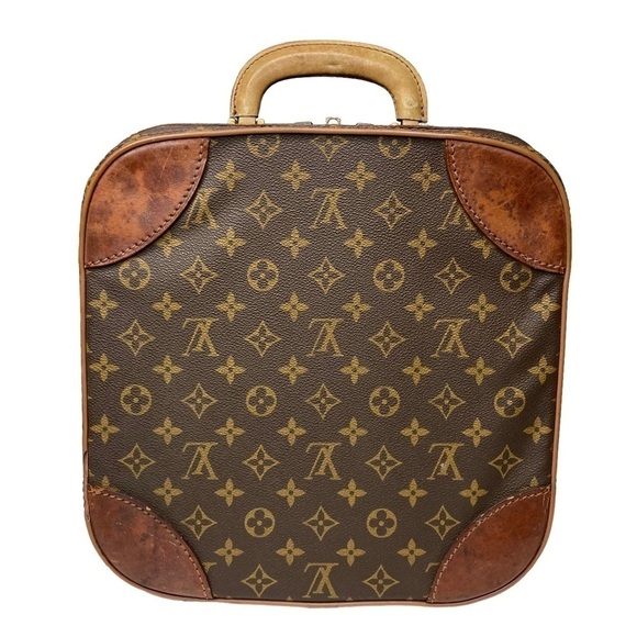 RARE Authentic Vintage Louis Vuitton Monogram Trunk Carry On Travel Suitcase Bag - Picture 3 of 16